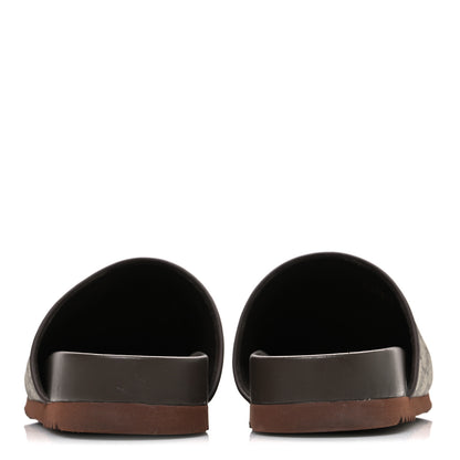 Gucci GG Supreme Monogram Miro Soft Calfskin Womens Horsebit Slippers 38.5 Beige Ebony New Acero 6 of 10