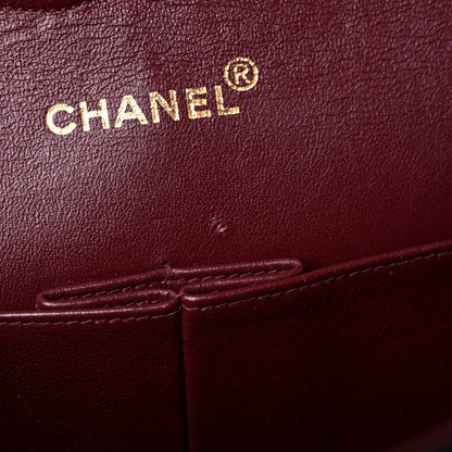Chanel Lambskin Quilted Medium Double Flap Black 13 of 23