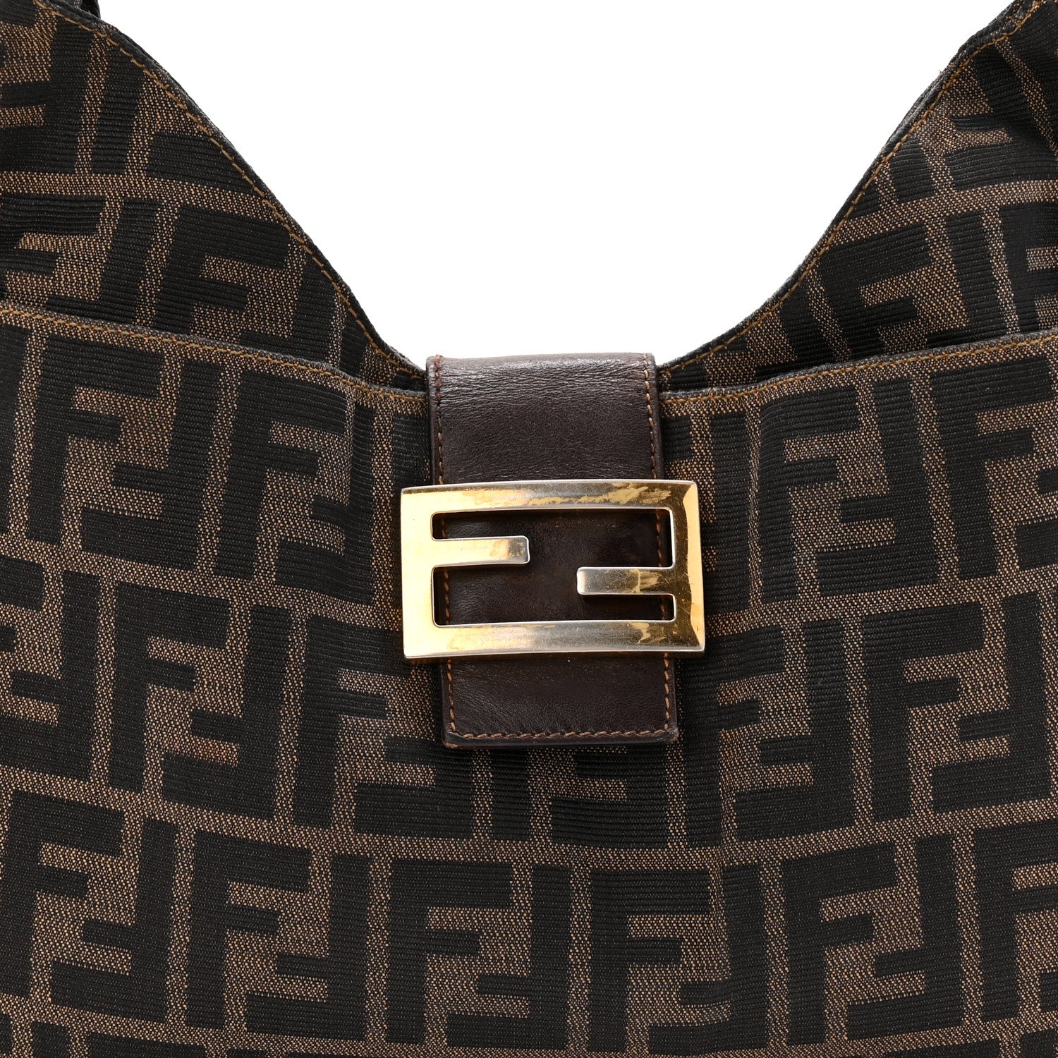 Fendi Zucca Hobo Tobacco 7 of 10