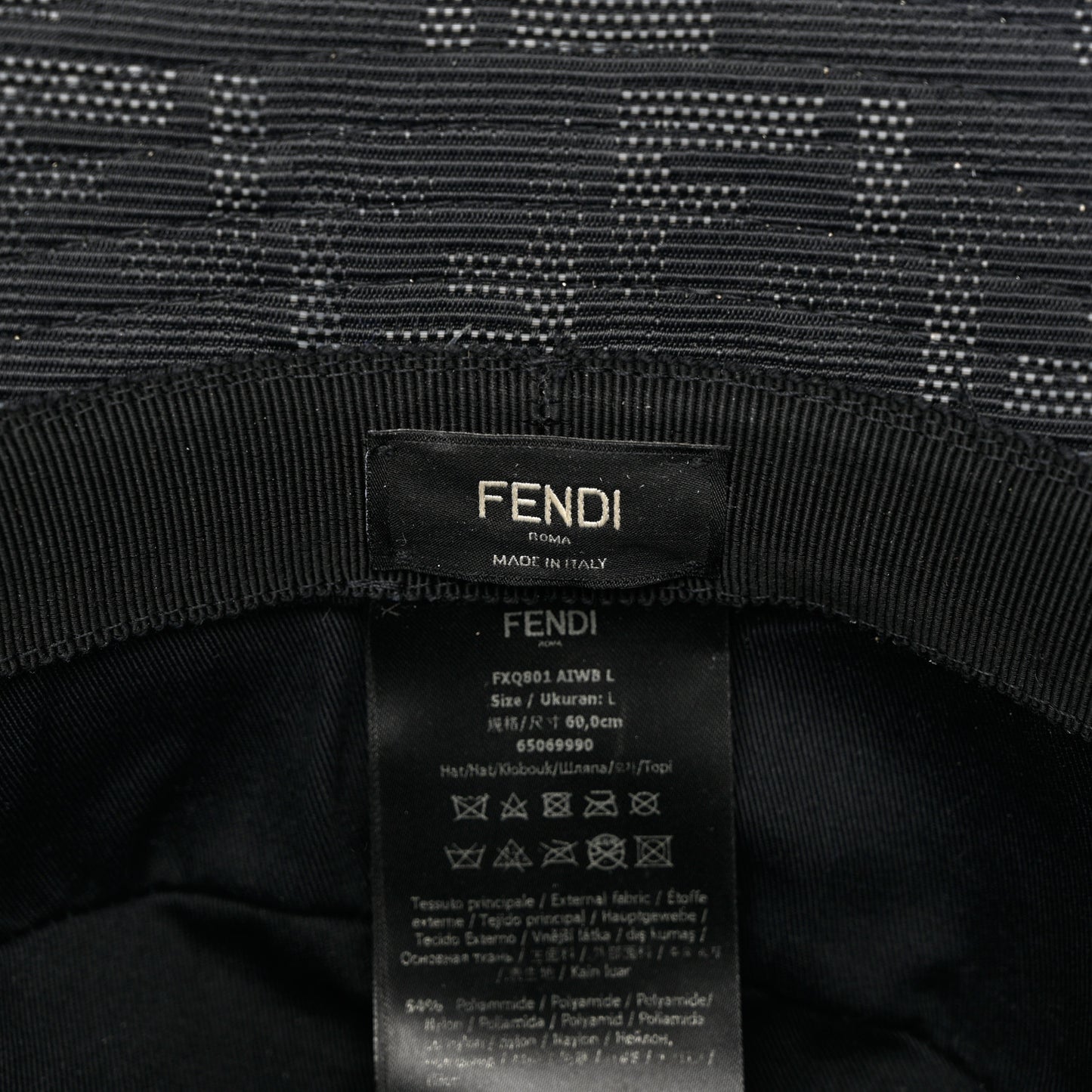 Nylon Zucca FF Bucket Hat L Black