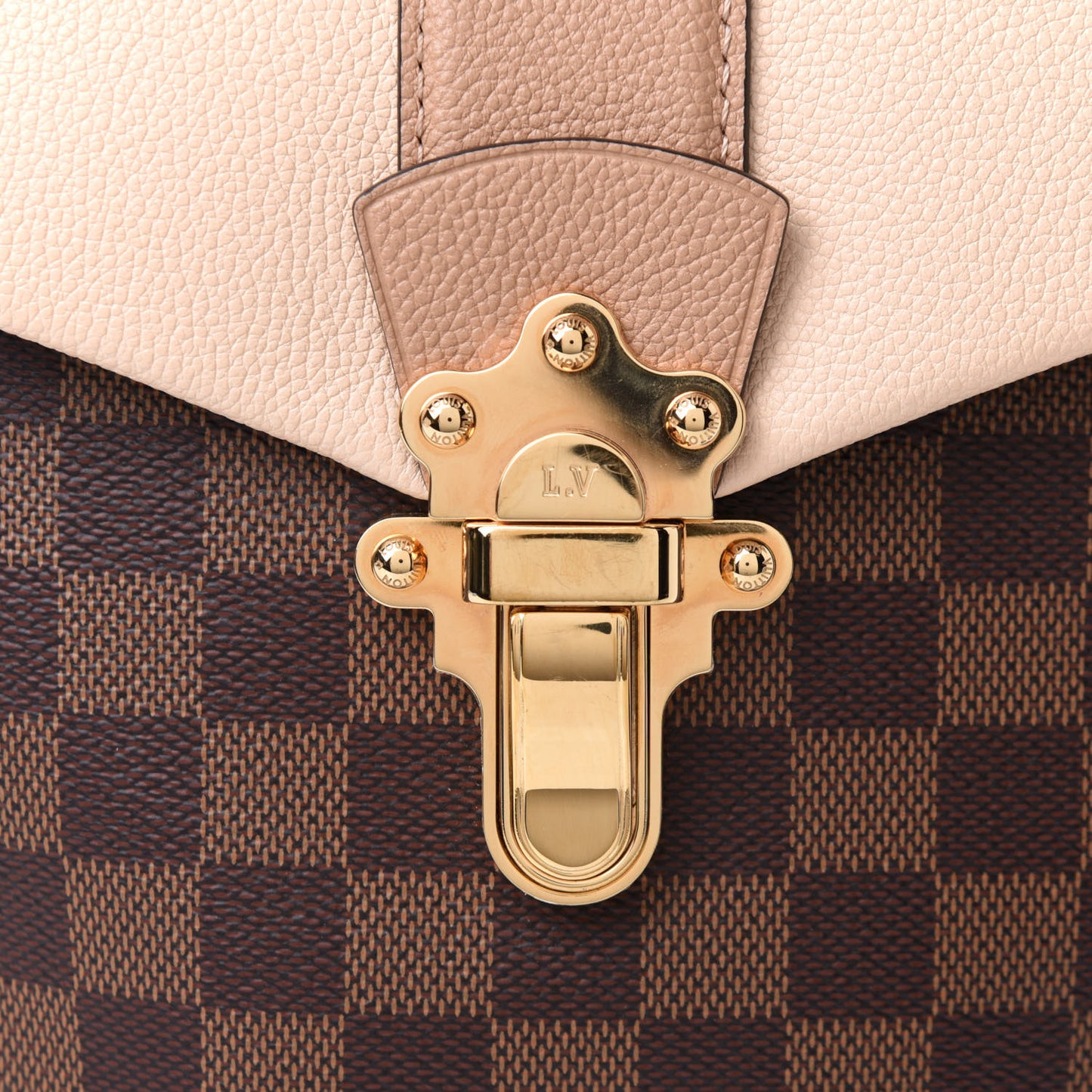 Damier Ebene Clapton Backpack Creme