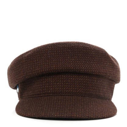 Hermes Wool Cashmere Dinard Cap 56 Brun Terre 4 of 8