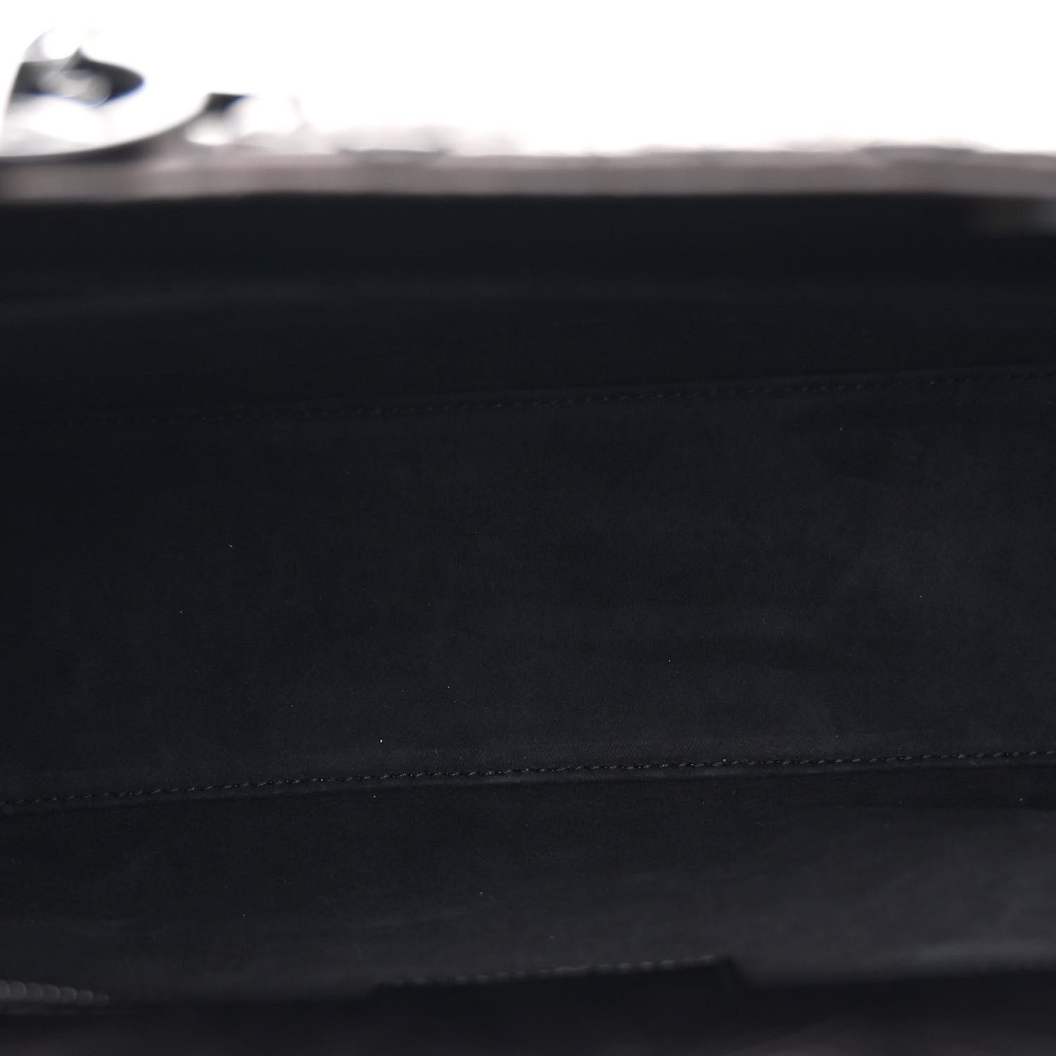 Christian Dior Crinkled Calfskin Cannage Medium Lady Dior Black 5 of 10