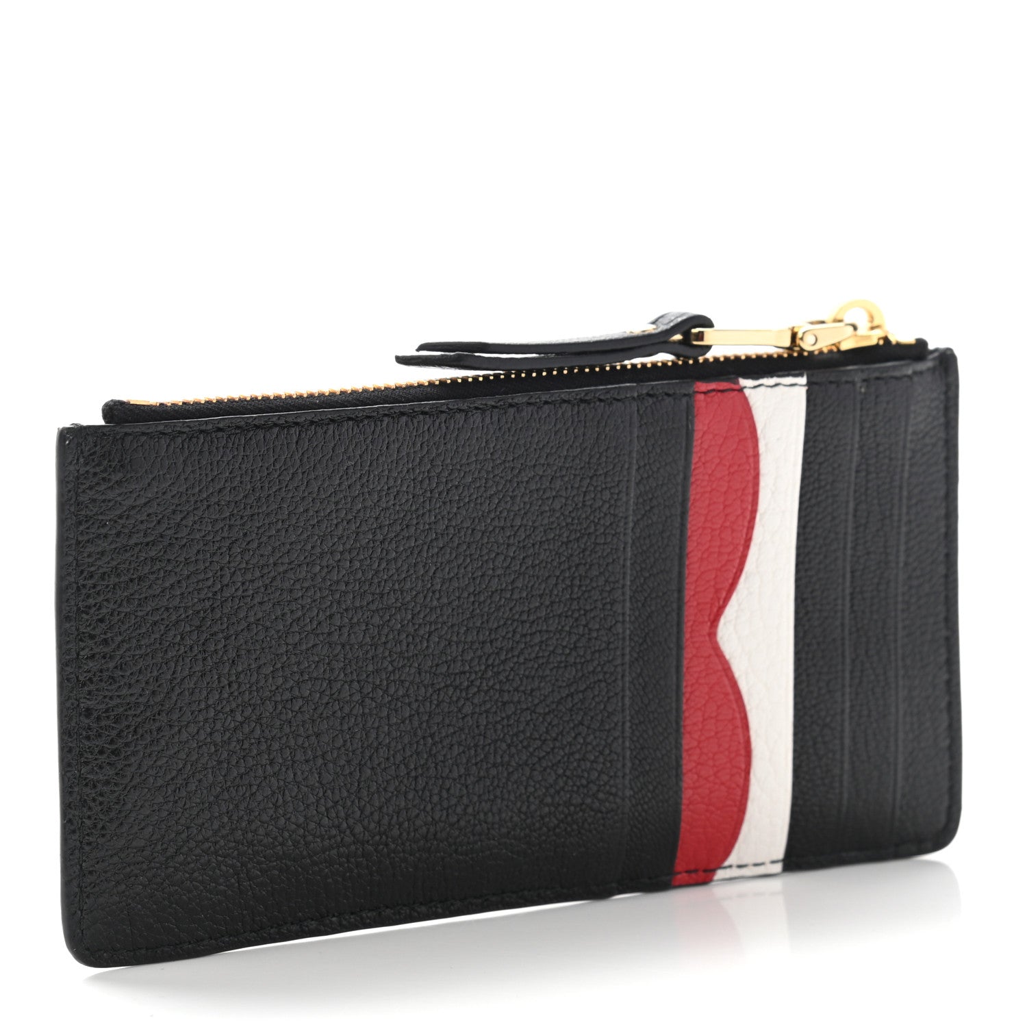 Miu Miu Madras Colour Zip Wallet Black Fuoco 3 of 7