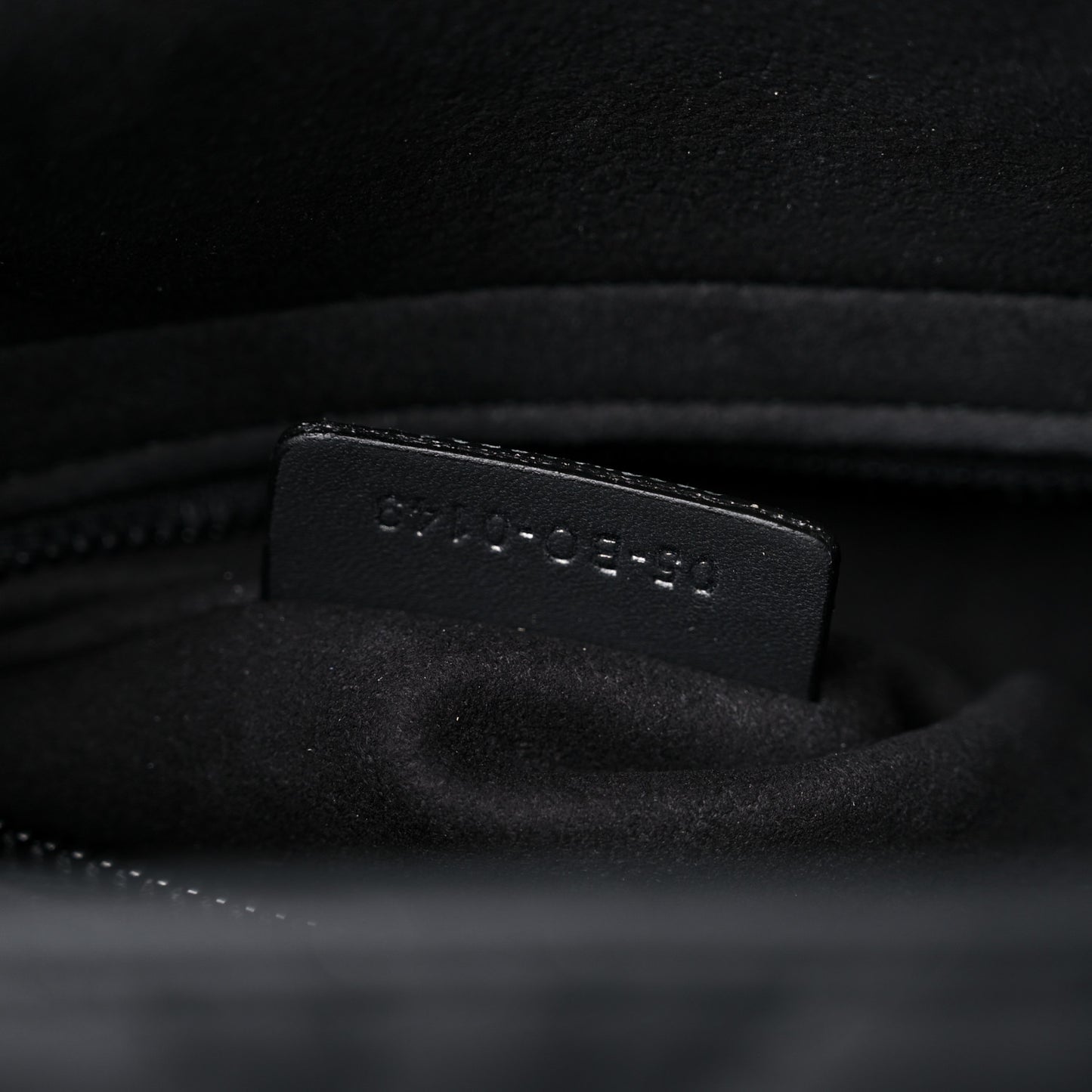 Ultra Matte Calfskin Cannage Medium Lady Dior Black