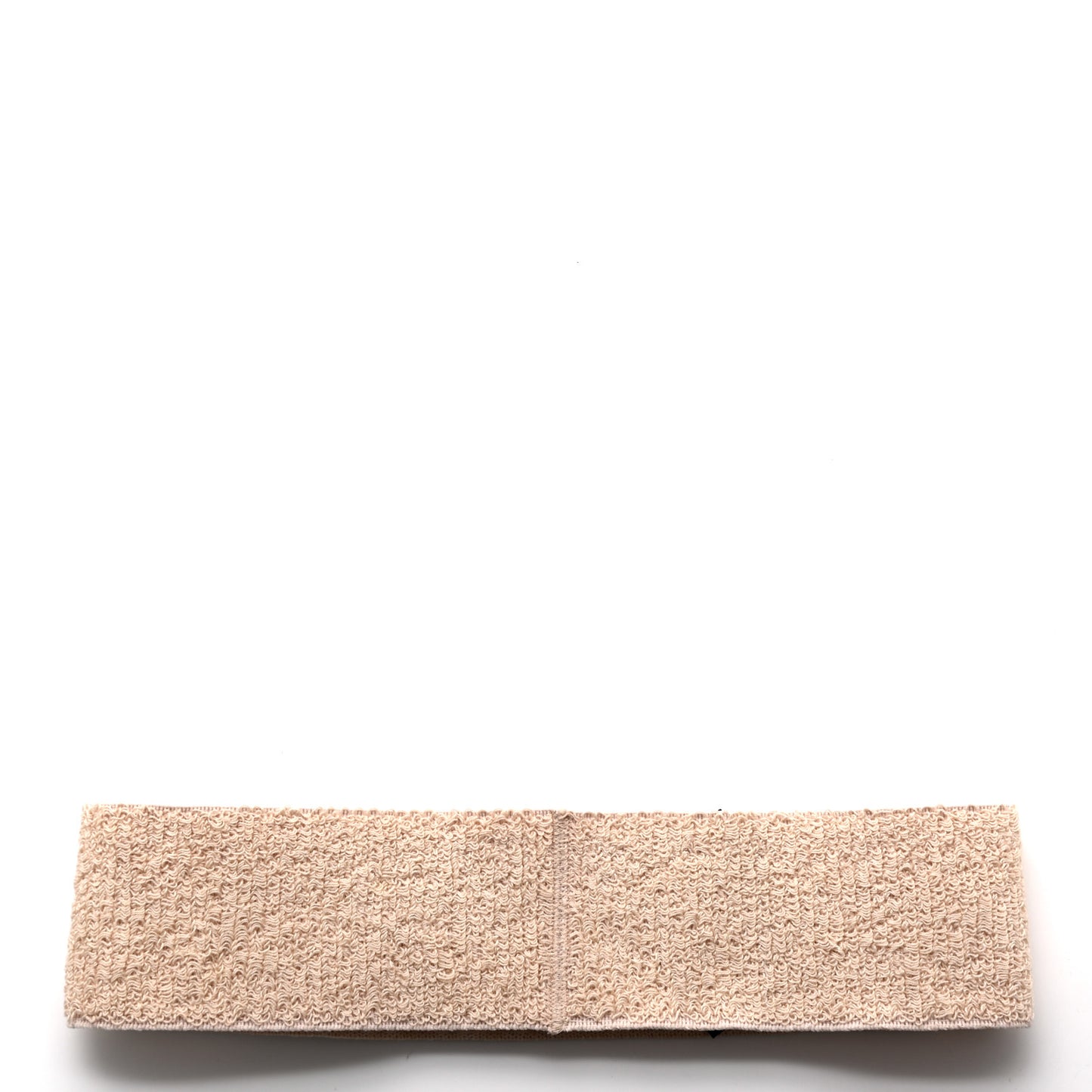 Cotton Elastic Gucci Logo Headband White