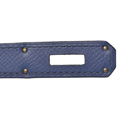 Hermes Epsom Kelly Sellier 32 Bleu Brighton 29 of 43