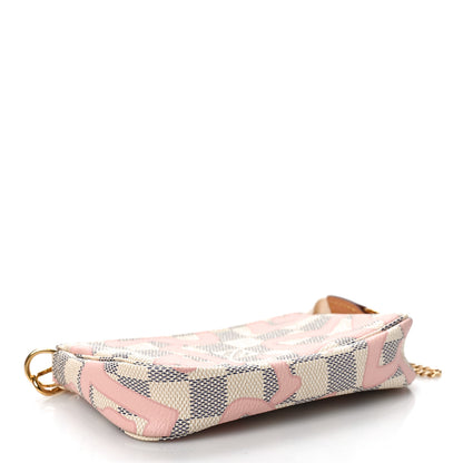 Louis Vuitton Damier Azur Tahitienne Mini Pochette Accessories 4 of 10