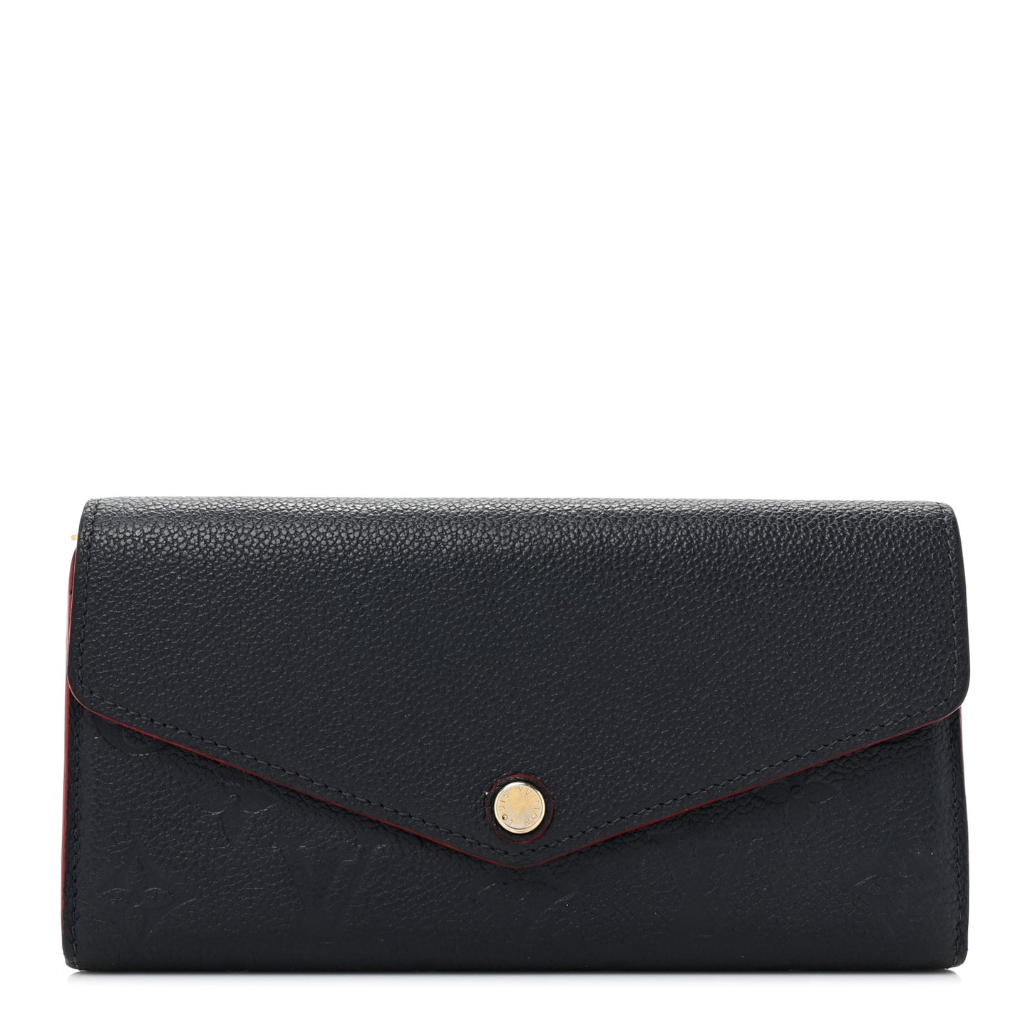 Empreinte Sarah Wallet NM Marine Rouge