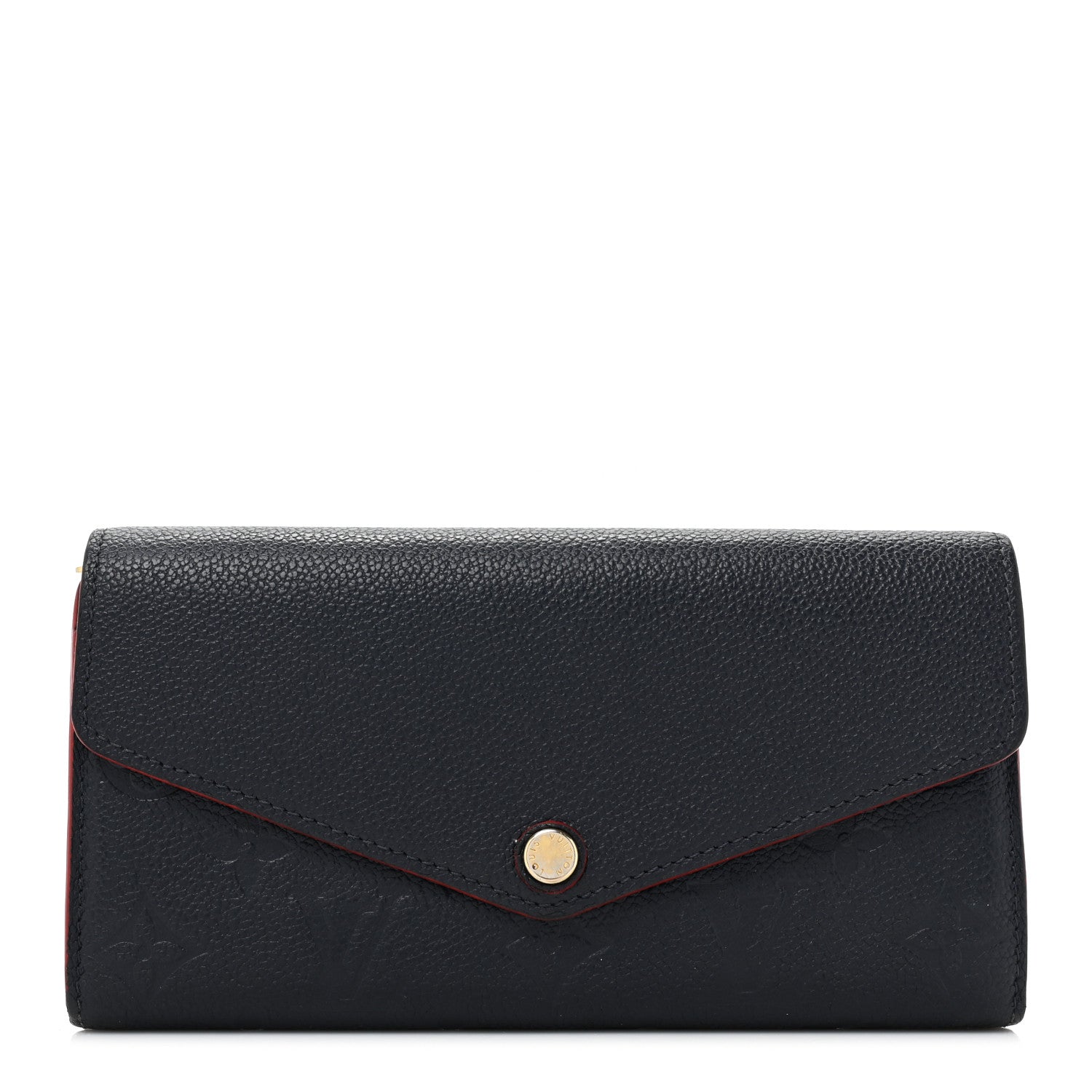 Louis Vuitton Empreinte Sarah Wallet NM Marine Rouge 1 of 14