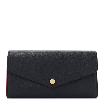 Louis Vuitton Empreinte Sarah Wallet NM Marine Rouge 1 of 14
