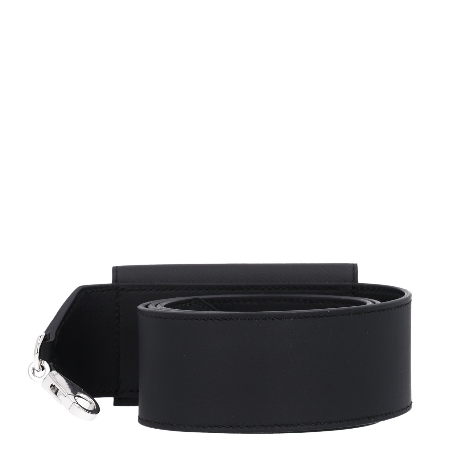 Hermes Swift Epsom Pocket Kelly Shoulder Strap Black 2 of 7