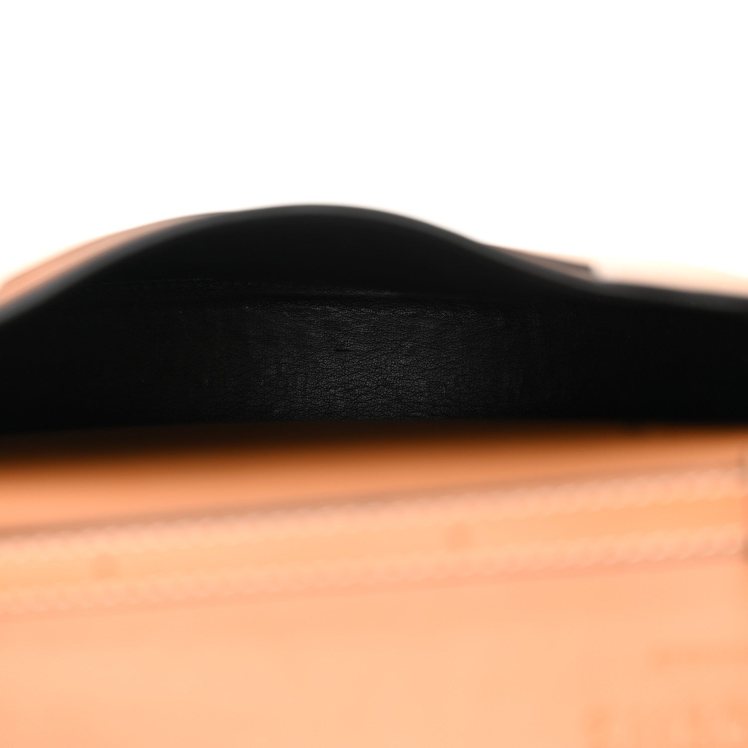 Loewe Soft Calfskin Heel Saddle Bag Tan 5 of 12