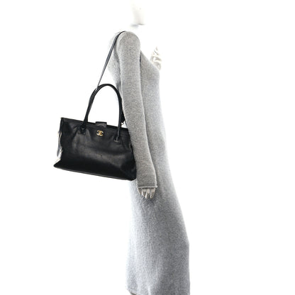 Chanel Calfskin Cerf Executive Shopper Tote Black 2 of 11