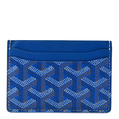 Goyard Goyardine Saint Sulpice Card Holder Sky Blue 1 of 8