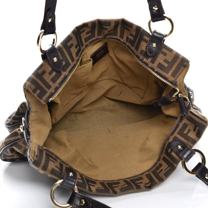 Fendi Zucca Large Chef Shopper Tote Tobacco 5 of 9