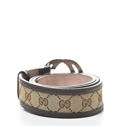 Gucci Monogram Interlocking G 40mm Belt 90 36 Dark Brown 3 of 7