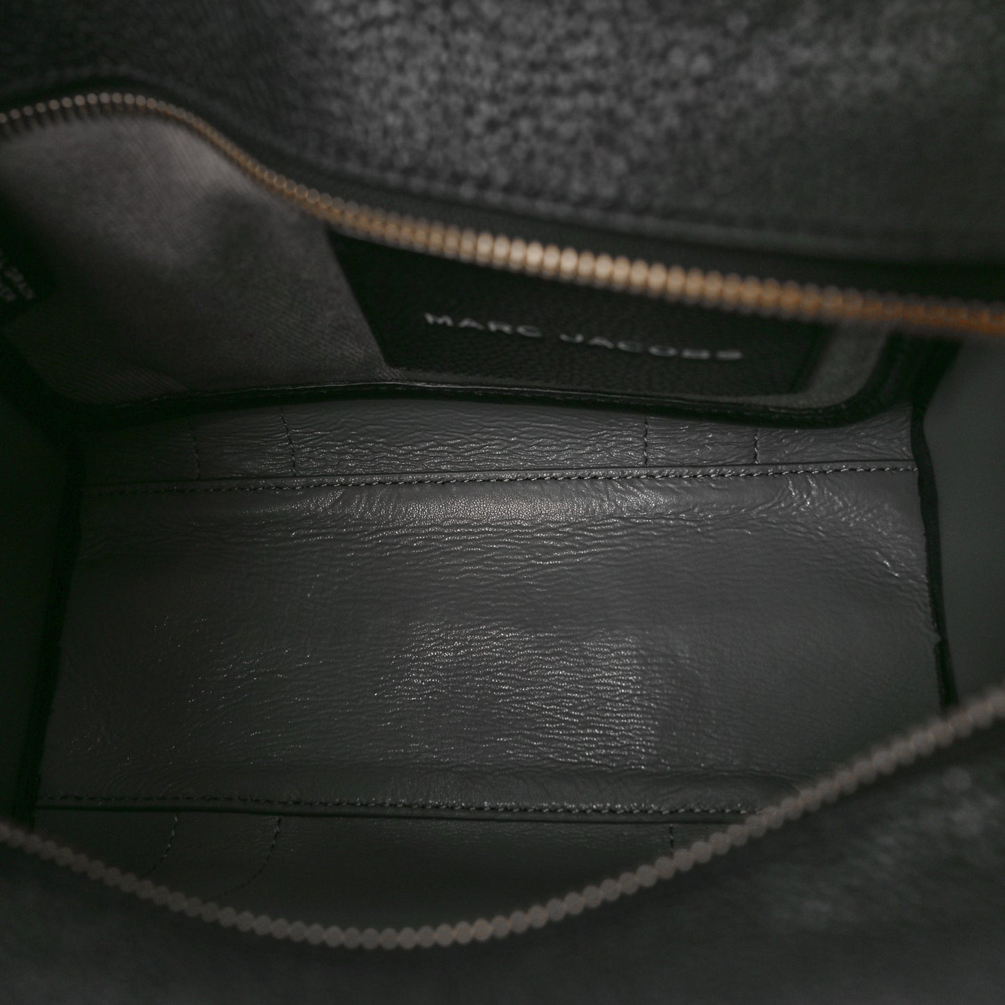 Grained Calfskin Small The Tote Bag Black
