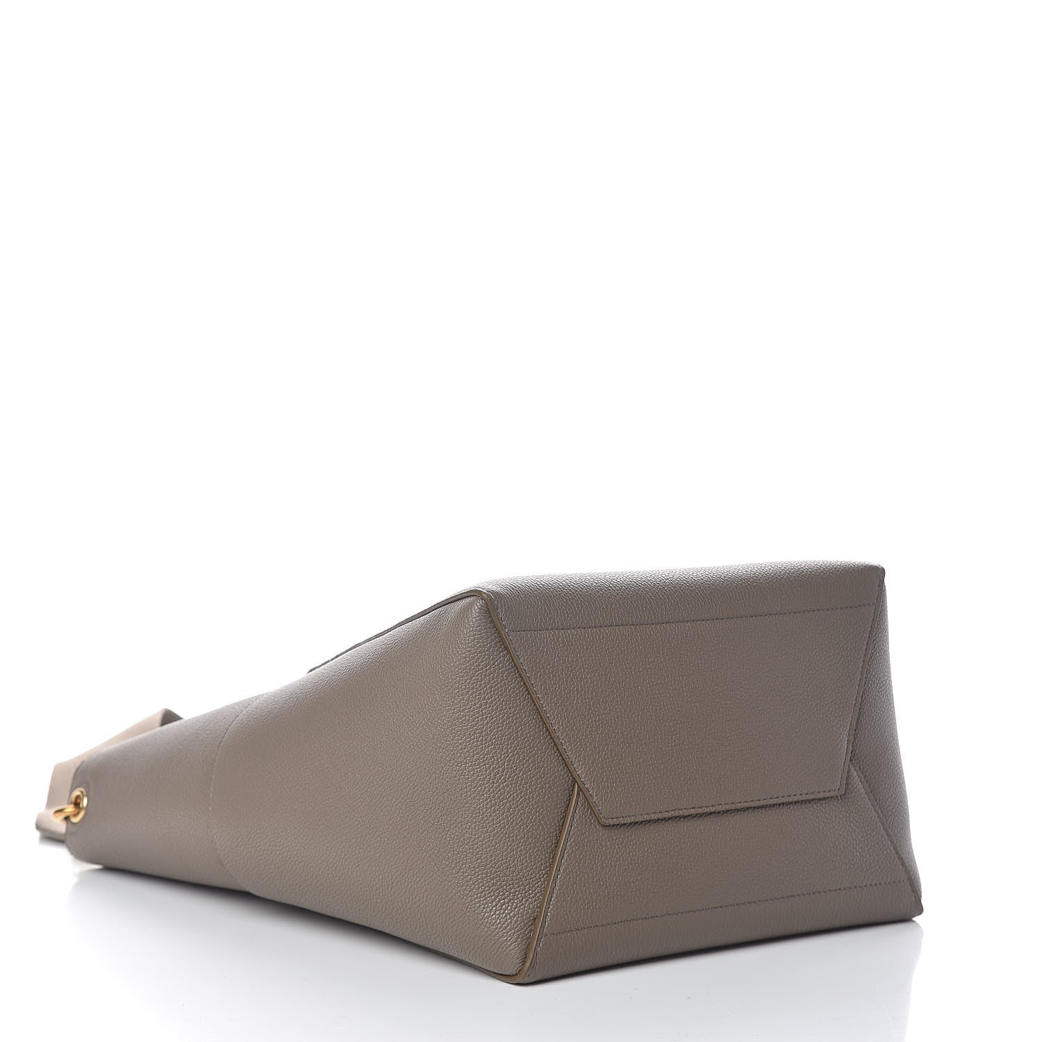 Celine Soft Grained Calfskin Sangle Bucket Bag Taupe 4 of 12