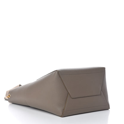 Celine Soft Grained Calfskin Sangle Bucket Bag Taupe 4 of 12