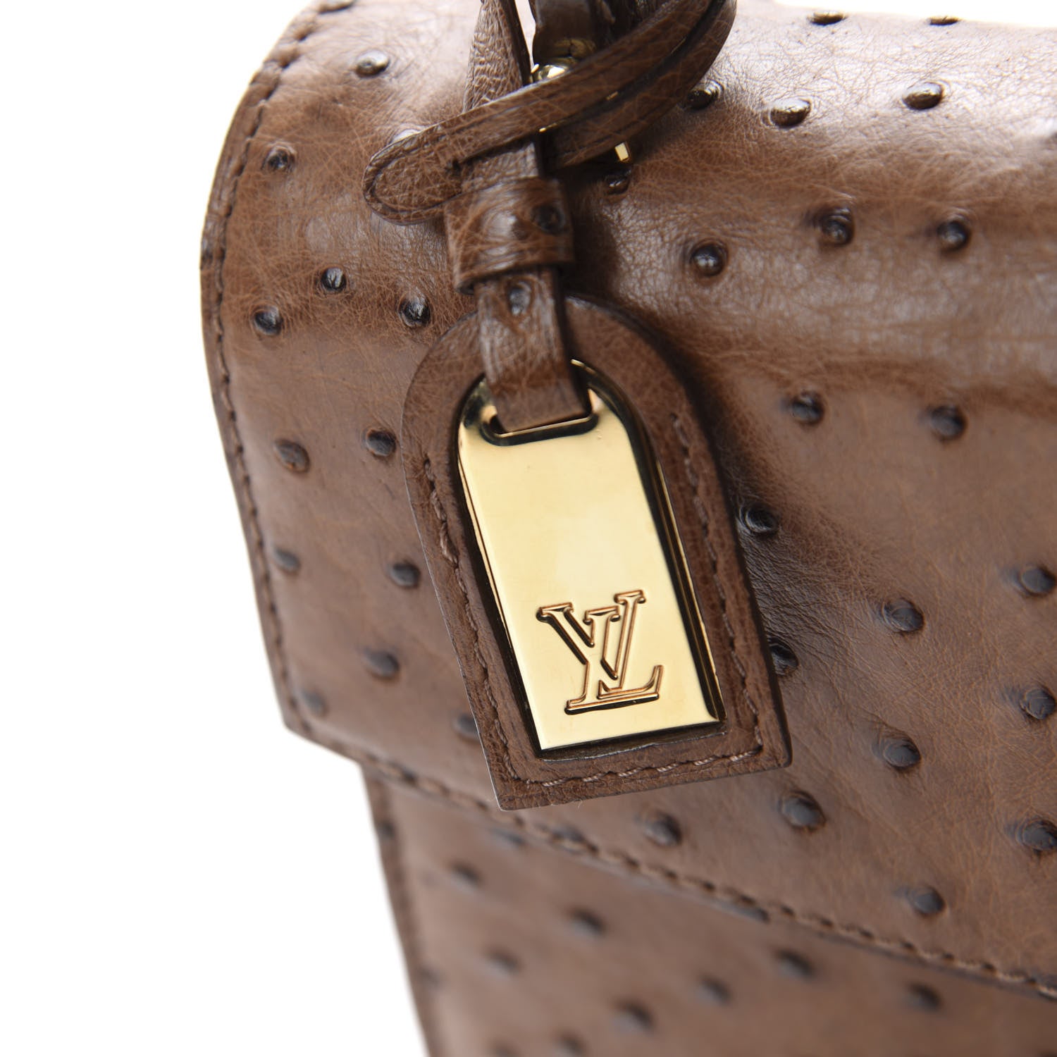 Louis Vuitton Ostrich Malesherbes 10 of 14