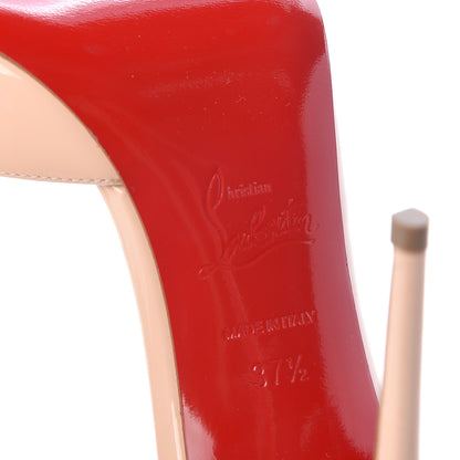 Christian Louboutin Patent Iriza 100 Pumps 37.5 Poudre 6 of 8