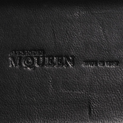 Alexander McQueen Leather Twin Skull Box Clutch Silver 6 of 7