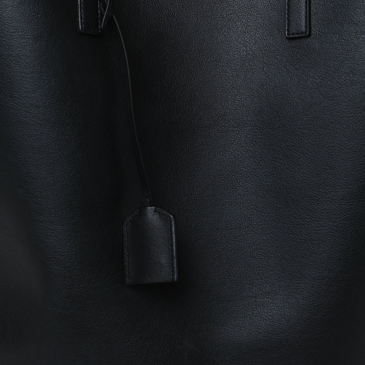 Calfskin North-South Shopping Tote Black