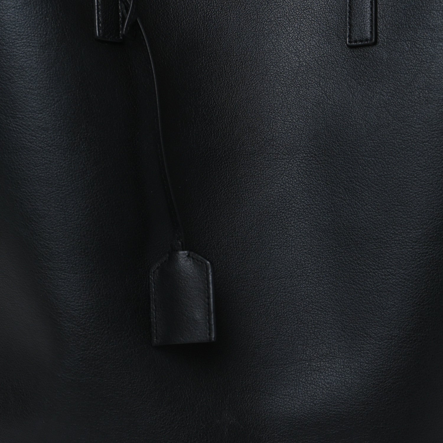 Saint Laurent Calfskin North-South Shopping Tote Black 8 of 10