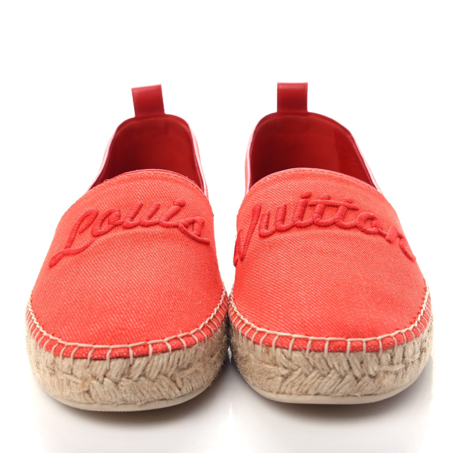 Canvas Waterfall Espadrille 40 Rouge