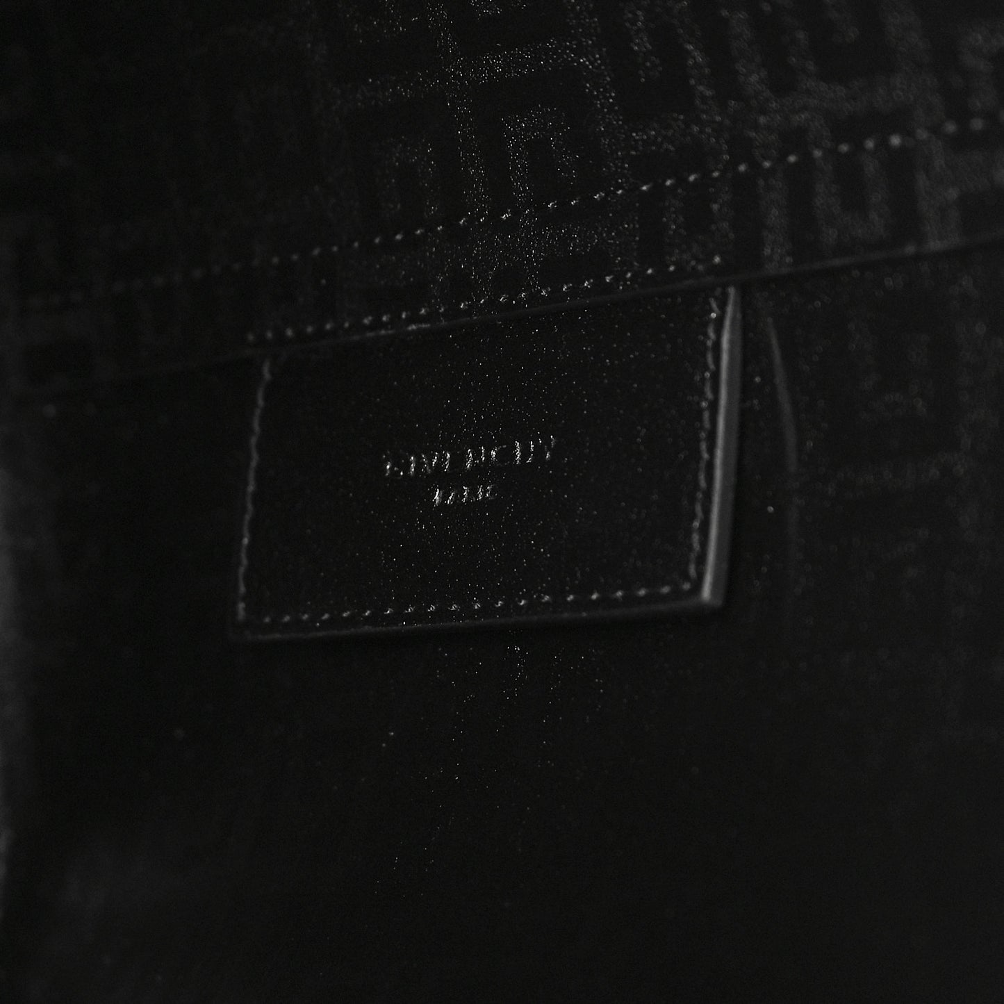 Smooth Calfskin Logo Tote Black