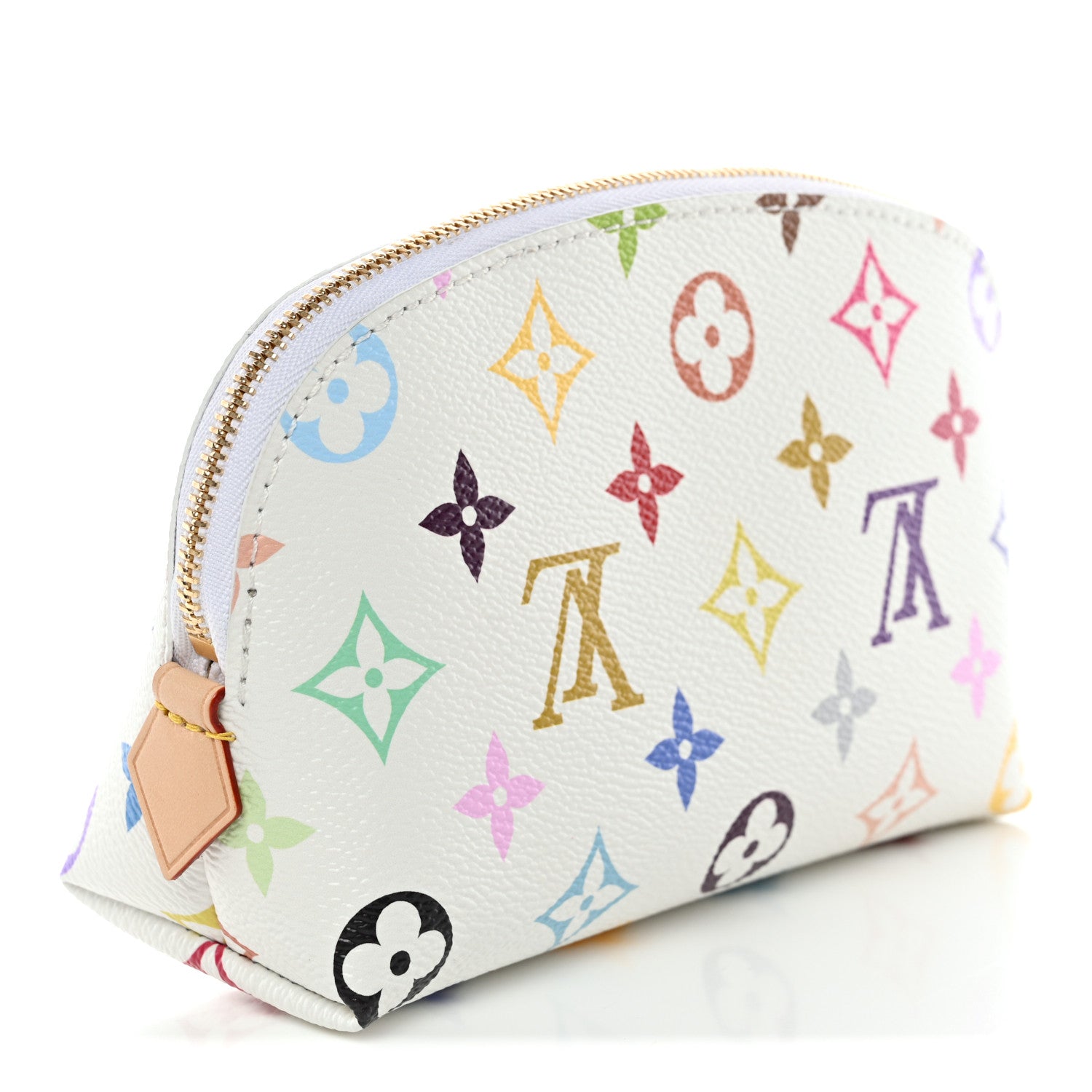 Louis Vuitton LV x TM Monogram Multicolor Cosmetic Pouch PM White 3 of 8