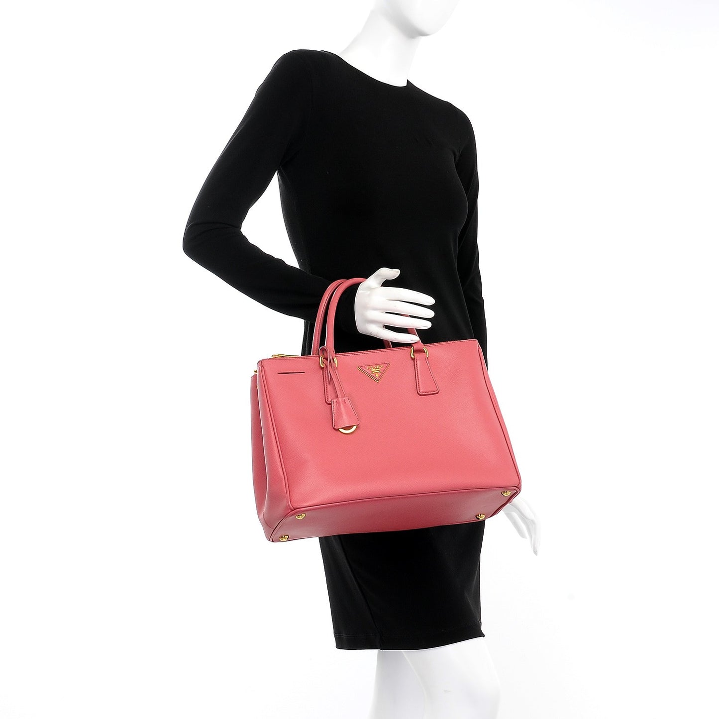Saffiano Medium Galleria Double Zip Tote Tamaris
