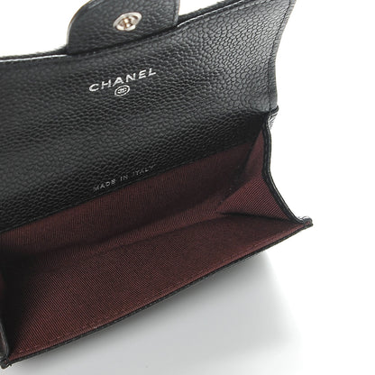 Chanel Caviar Quilted Flap Card Holder Black 5 of 8