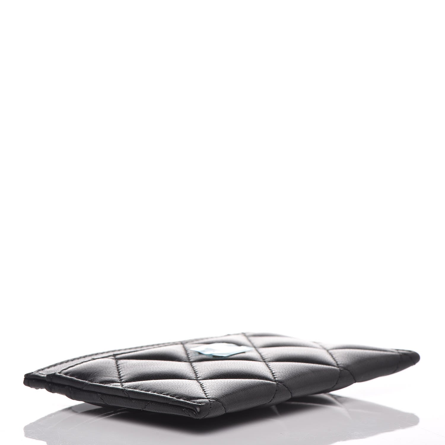 Chanel Lambskin Quilted Card Holder Black 4 of 9