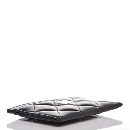 Chanel Lambskin Quilted Card Holder Black 4 of 9