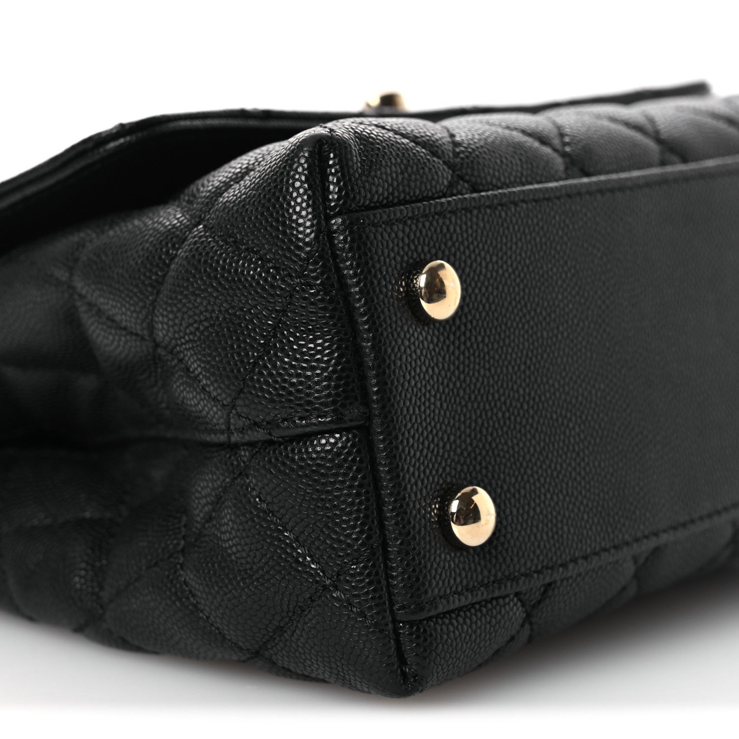 Chanel Caviar Quilted Mini Coco Handle Flap Black 9 of 14