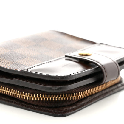 Louis Vuitton Damier Ebene Zippe Zipped Compact Wallet 9 of 12