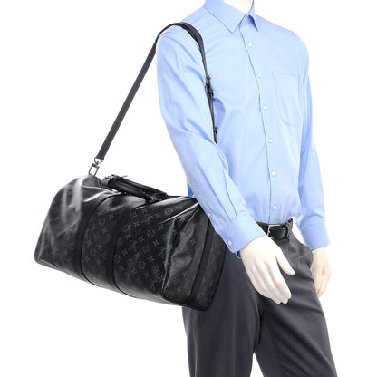 Louis Vuitton Monogram Eclipse Keepall Bandouliere 45 2 of 8
