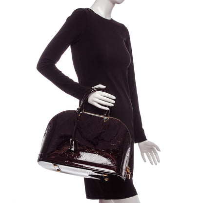 Louis Vuitton Vernis Alma GM Amarante 2 of 6