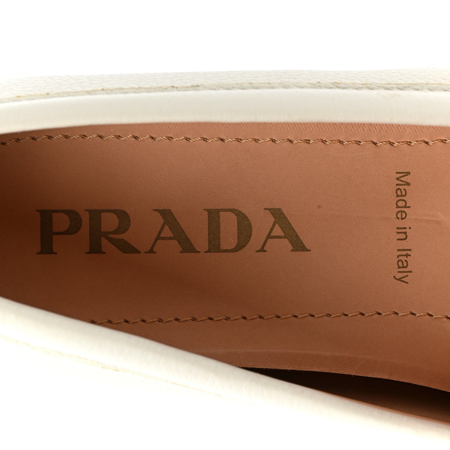 Calfskin Bow Driving Loafer 36 White