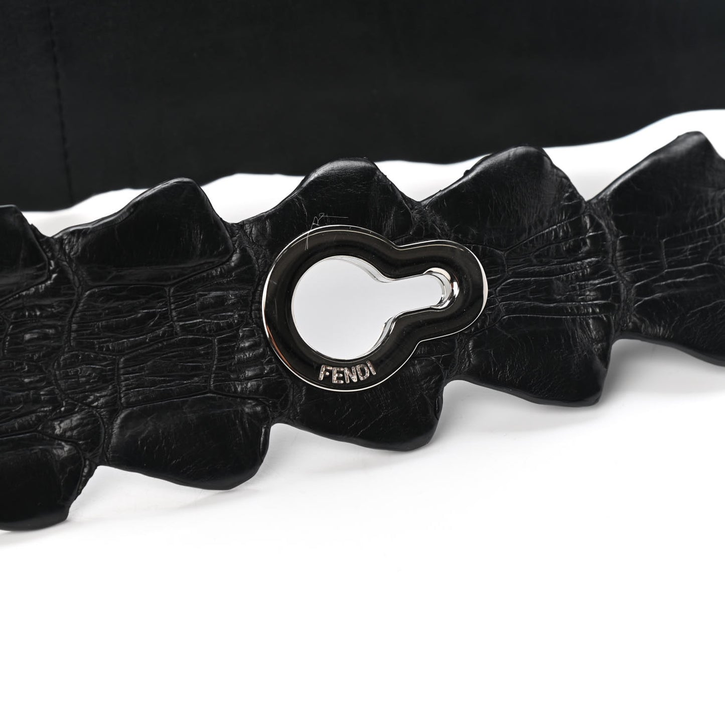 Crocodile Belt Black
