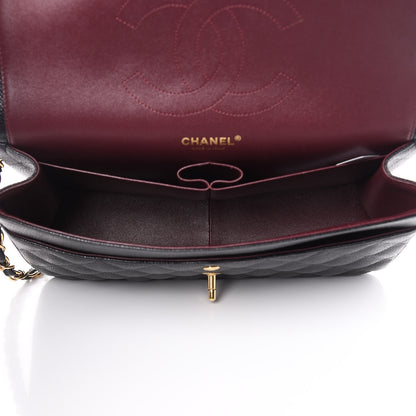 Chanel Caviar Quilted Jumbo Double Flap Black 5 of 10
