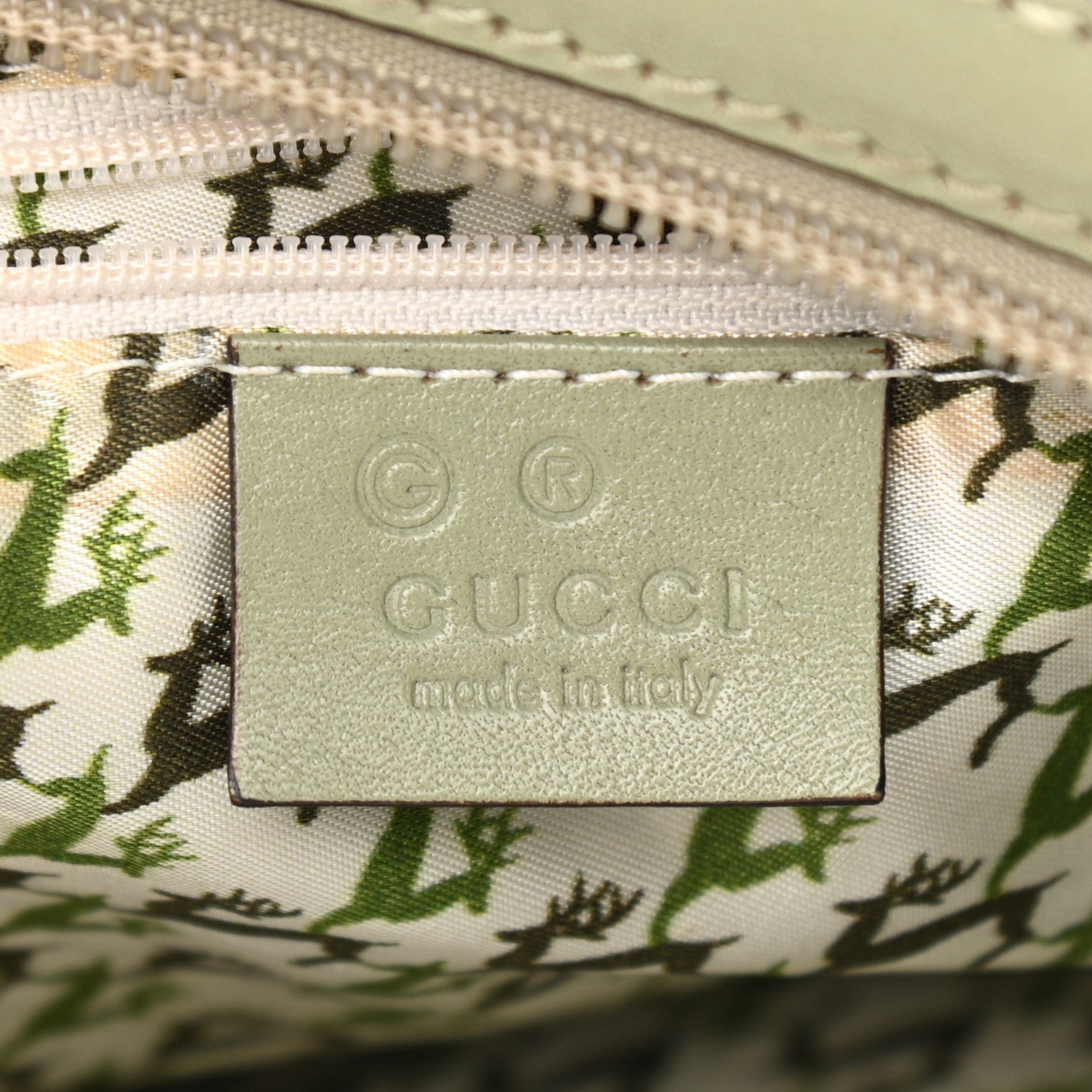 Gucci Guccissima Small Hobo Light Green 5 of 9