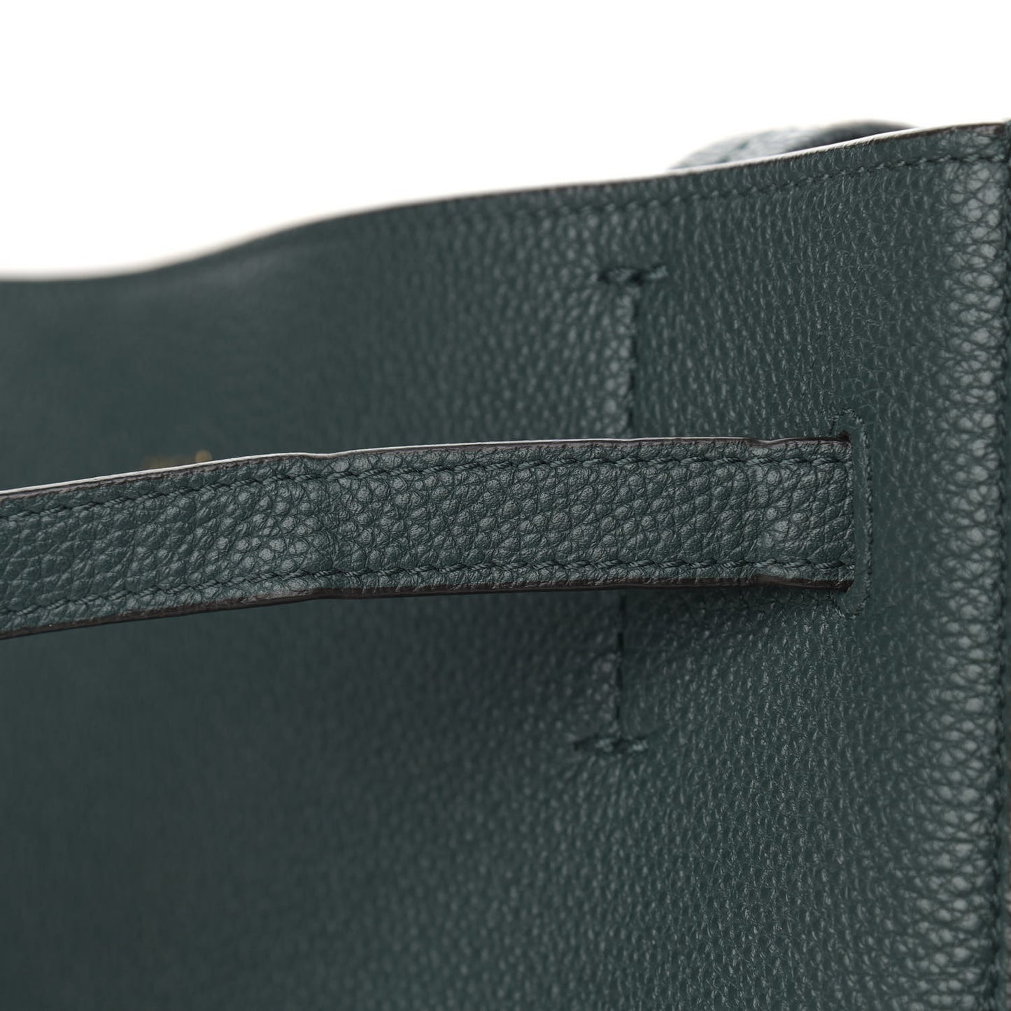 Soft Grained Calfskin Small Belt Cabas Phantom Amazone