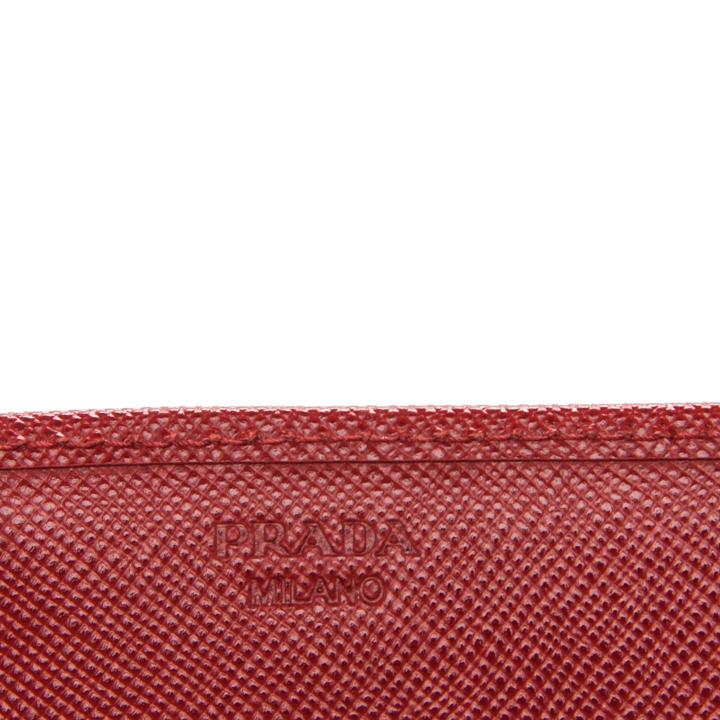 Saffiano Metal Continental Flap Wallet Fuoco