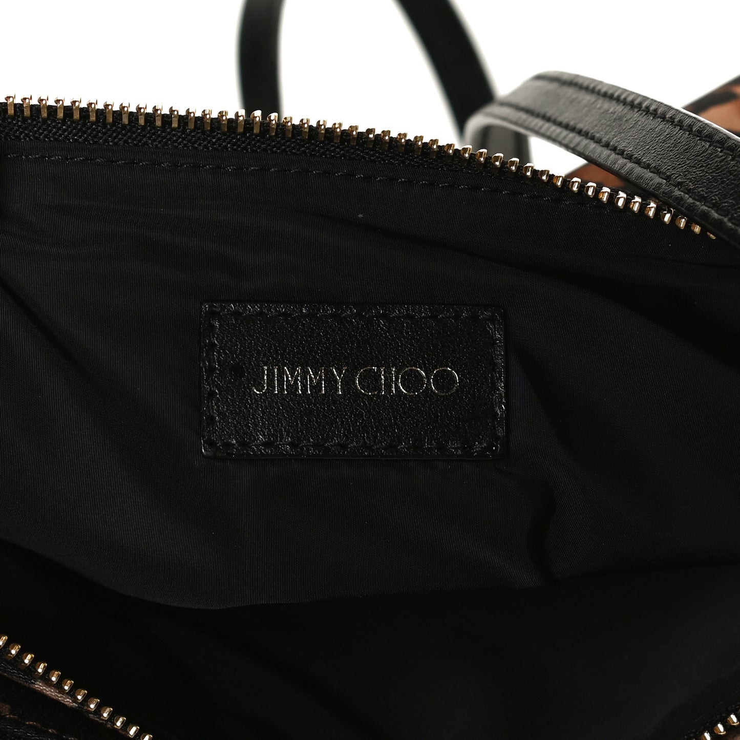 Nylon Leopard Candice Crossbody Bag