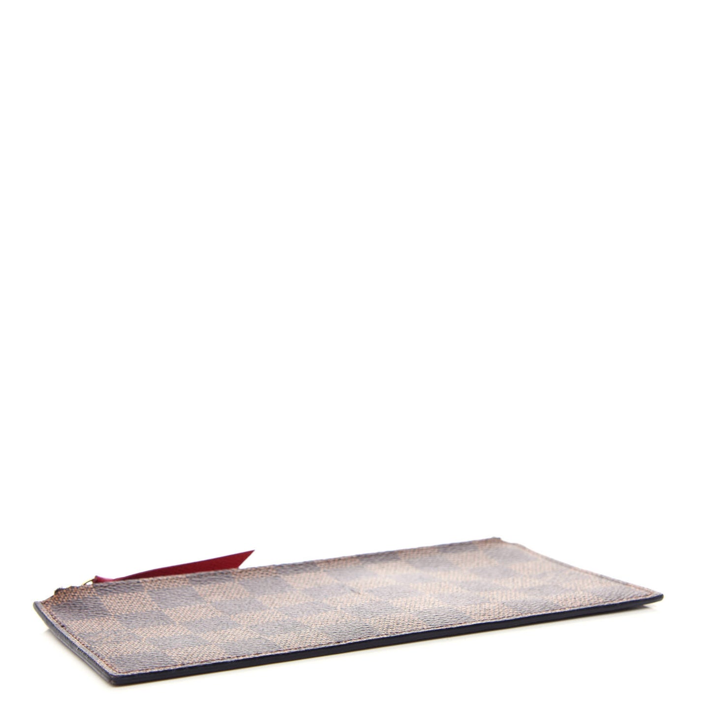 Damier Ebene Felicie Chain Wallet Zippered Insert