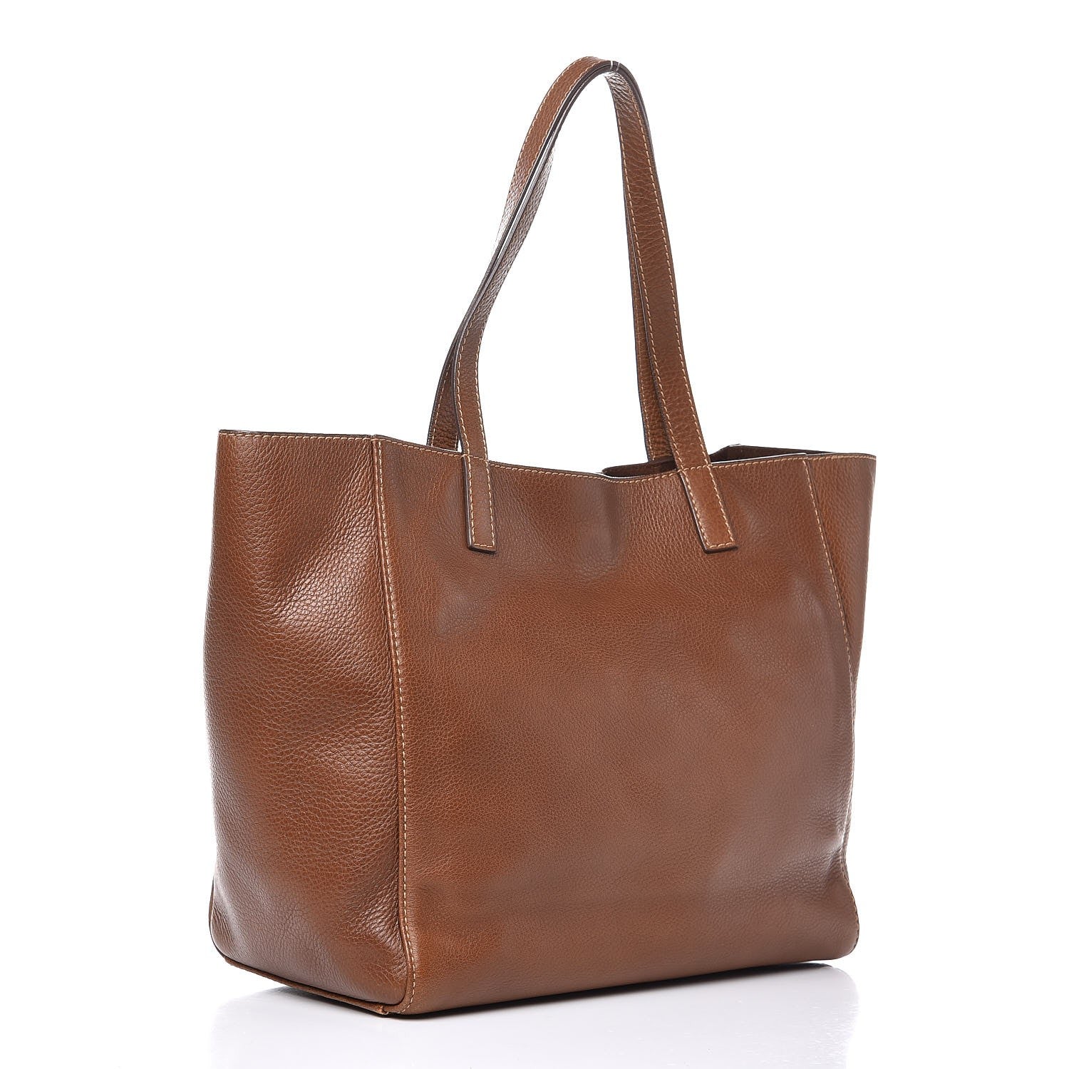 Mulberry Soft Small Grain Calfskin Tessie Tote Brown 3 of 7