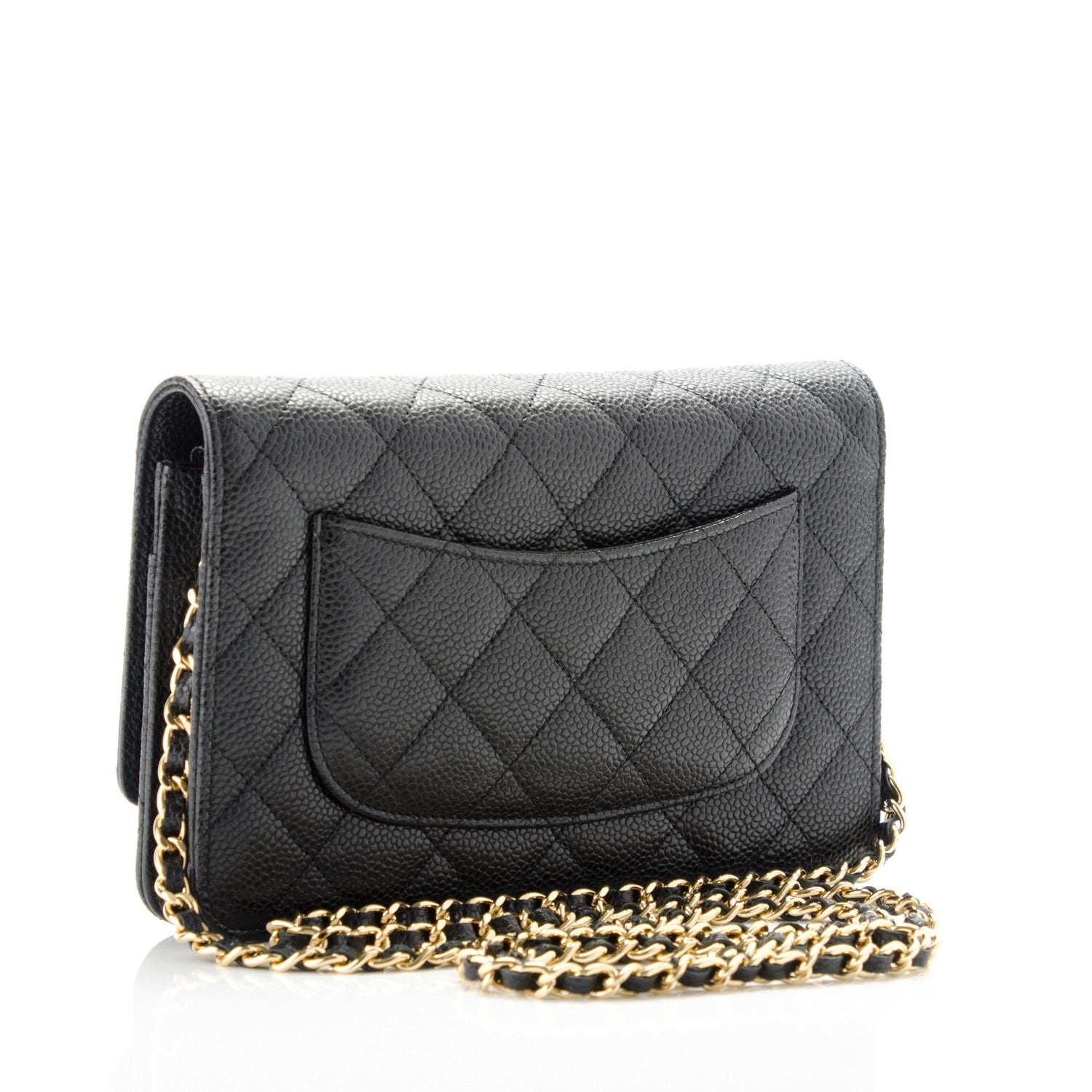 Chanel Caviar Quilted Wallet On Chain WOC Black 3 of 8